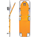 BARELLA PIEGHEVOLE modello 200 - con ruote - 185x48xh.14,5cm - peso 5,5kg - portata 170kg - Colore Arancio